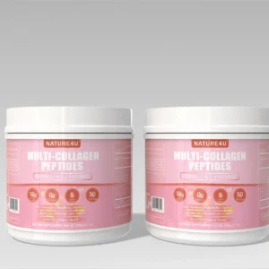 Nature4U Multi Collagen Peptides Powder with Biotin