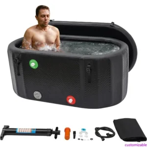 Inflatable 72.6Gal Freestanding Cold Tub